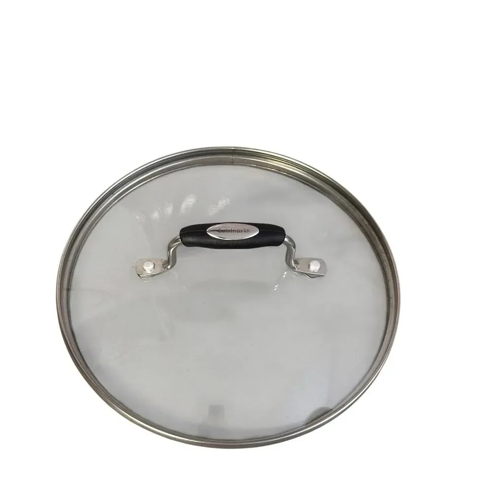 Cuisinart Glass LID ONLY Pot Pan Replacement Inside 8.5 inch Outside 9 1/8 inch